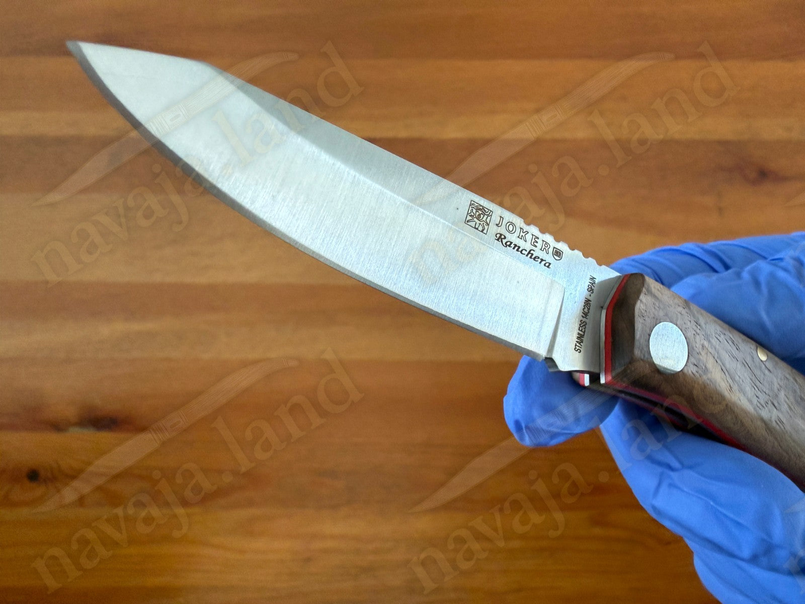 3.15” Joker Ranchera Lockback Folding Knife (Walnut Wood Handle) Handmade Spain