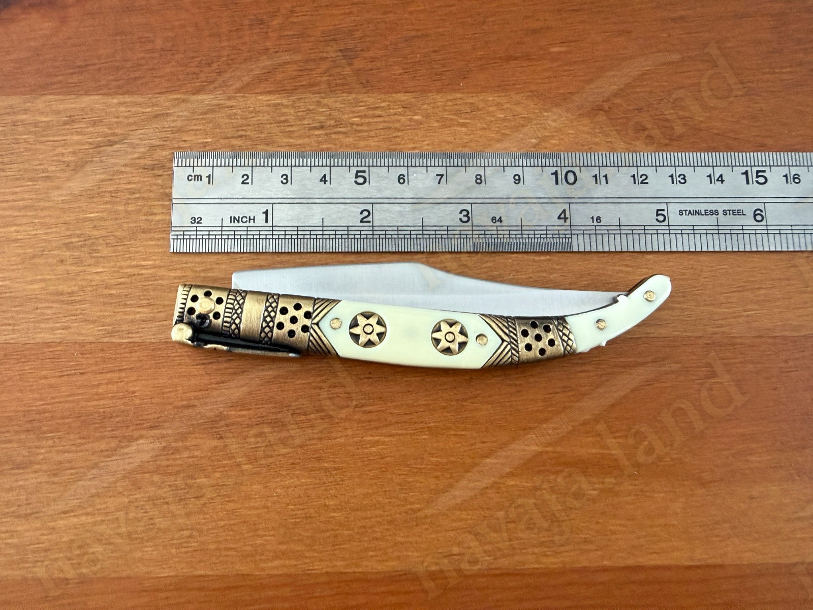Spanish Navaja Joker Arabian Style 3.9" 420 Steel Zamak Handle Handmade in Spain