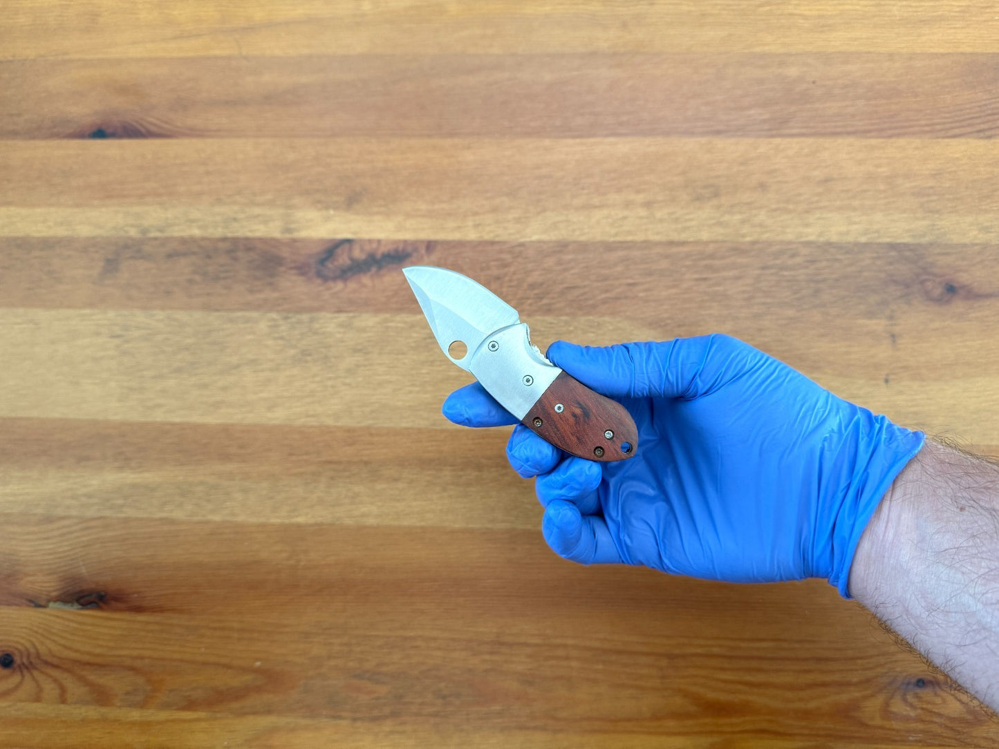 2" Blade Navaja Small Pocket Knife Stainless Wood Scales Liner Lock - Spain