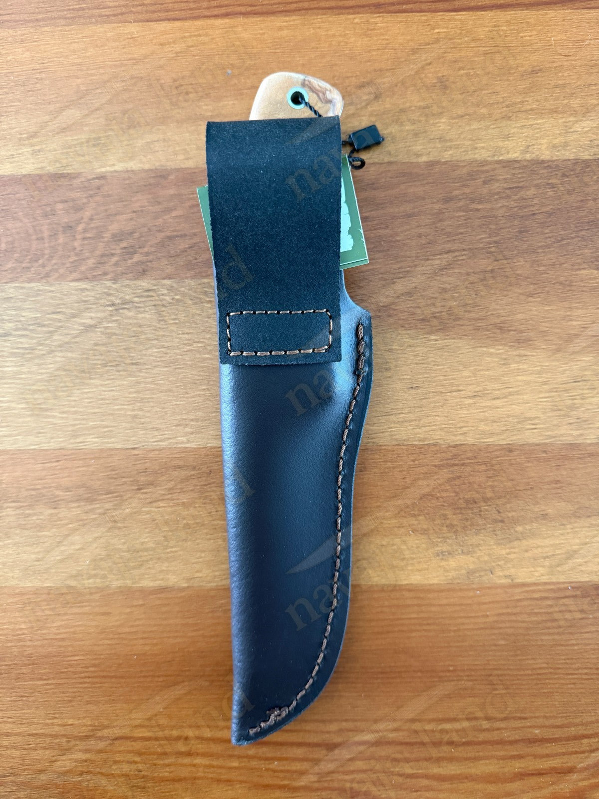 Joker Oso Outdoor Knife – 4.72" MOVA Blade | Olive Wood Handle | Leather Sheath