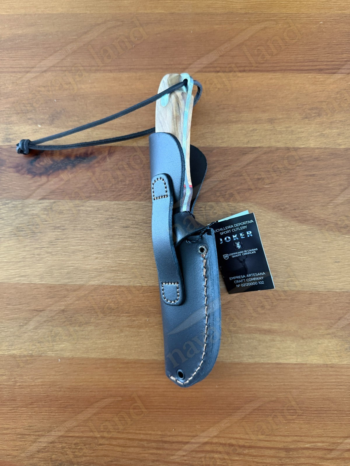 Joker Aguila Bushcraft Knife 3.35” MOVA Blade Olive Wood & Rosewood Handle