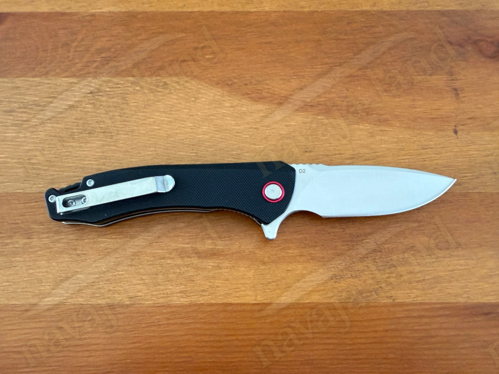 Folding Knife Carbon Fiber & G10 Handle - D2 Steel - 3.2" Blade Presentation Box