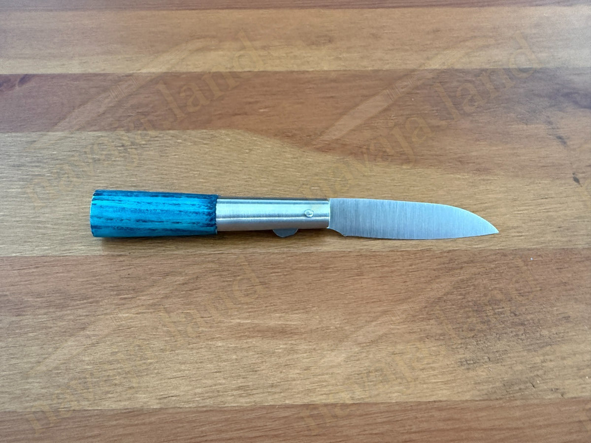 2.75" CQ Taramundi Pocket Knife Green Ash Wood Handle Liner Lock Made in Spain