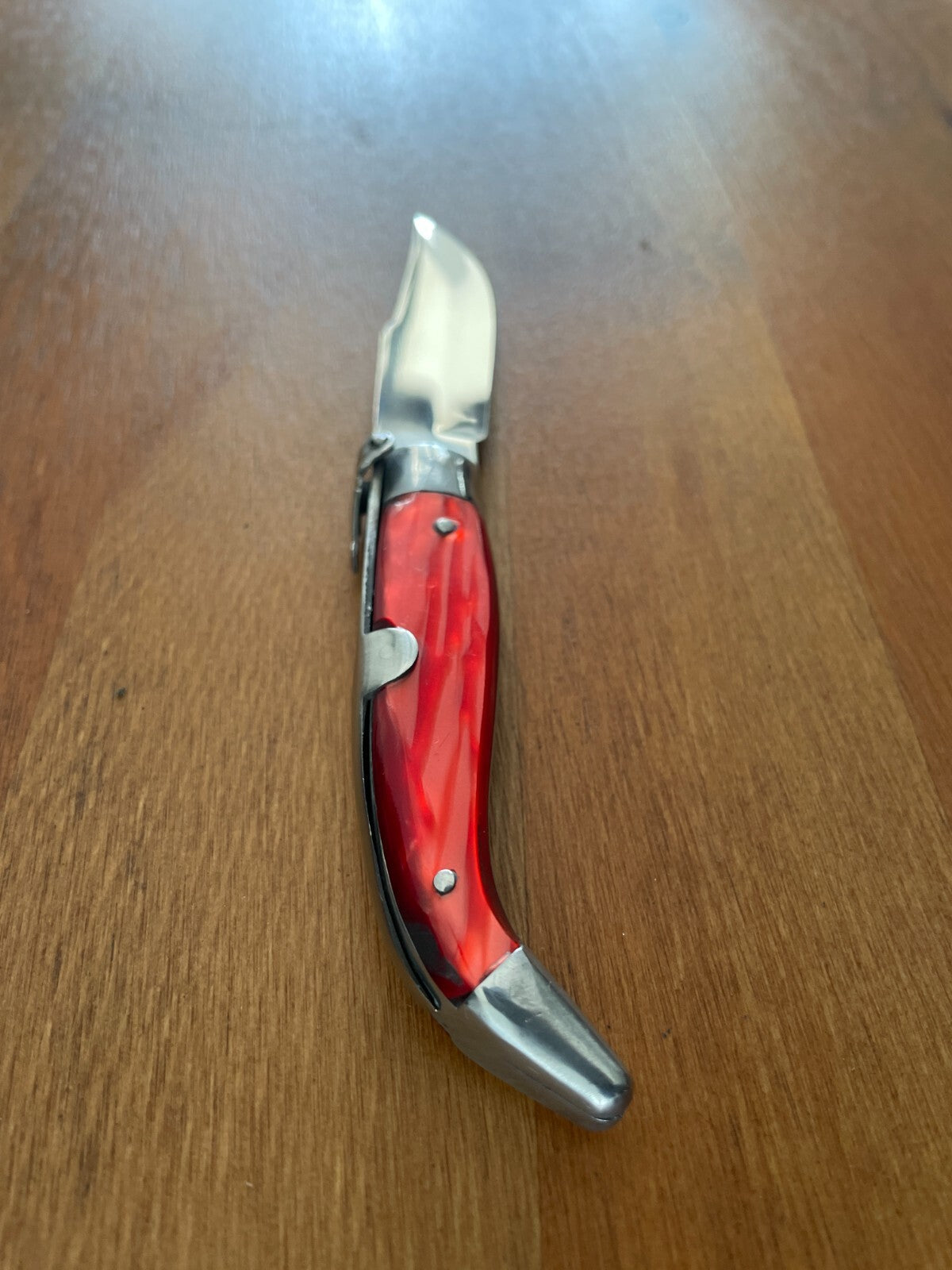 3.3" Spanish Navaja Pocket Knife Celluloid Scales Handcrafted in Spain US Seller