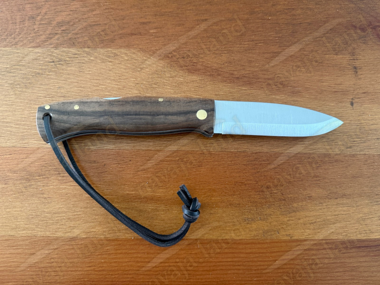 3.15” Joker Artica Bushcraft Folding Knife (Walnut Wood Handle) Handmade - Spain