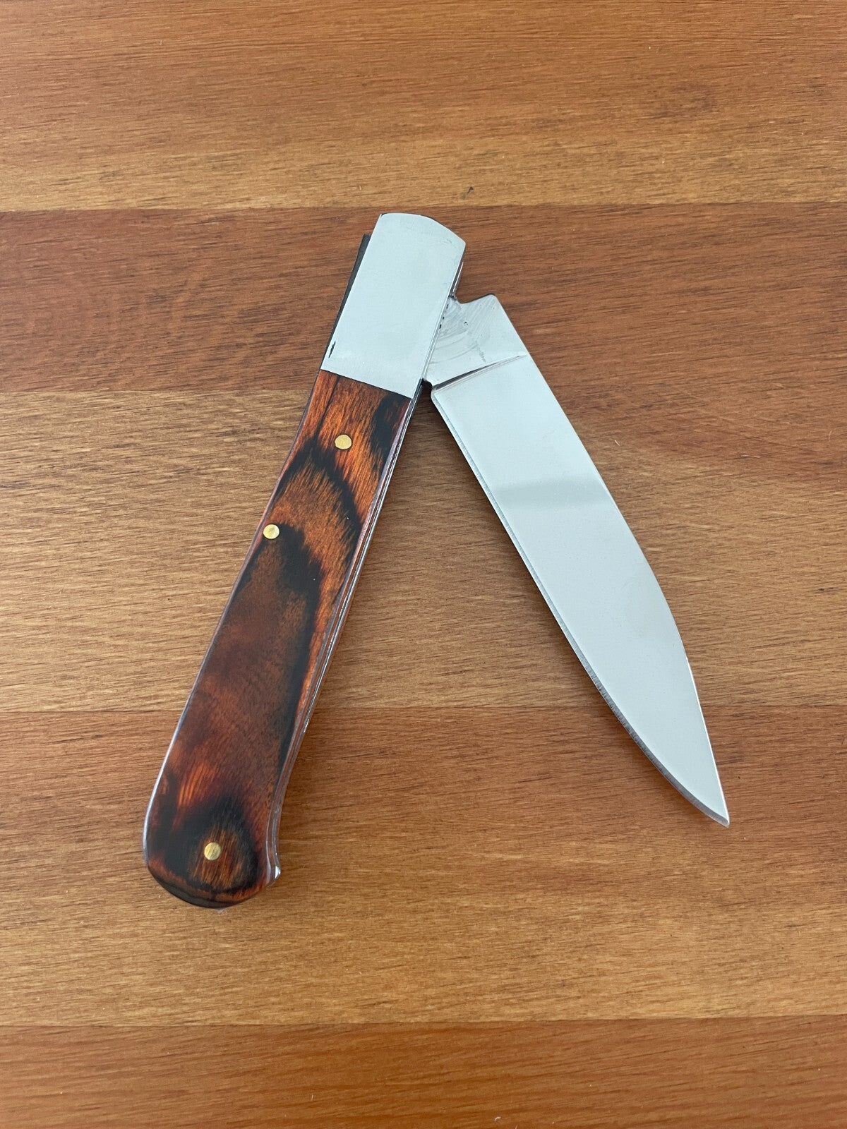 4.2" Cabritera Pocket Knife Spanish Navaja Red Stamina Wood Handle 108 Girodias