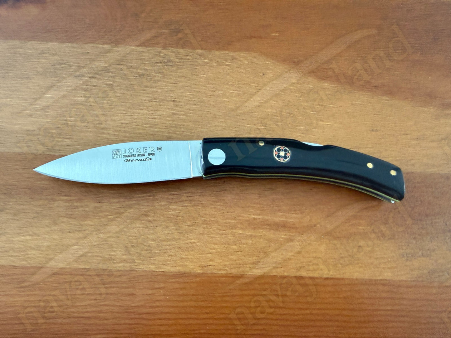 Joker BECADA Knife 3.15” Sandvik 14C28N Blade | Buffalo Horn | Lockback | Spain