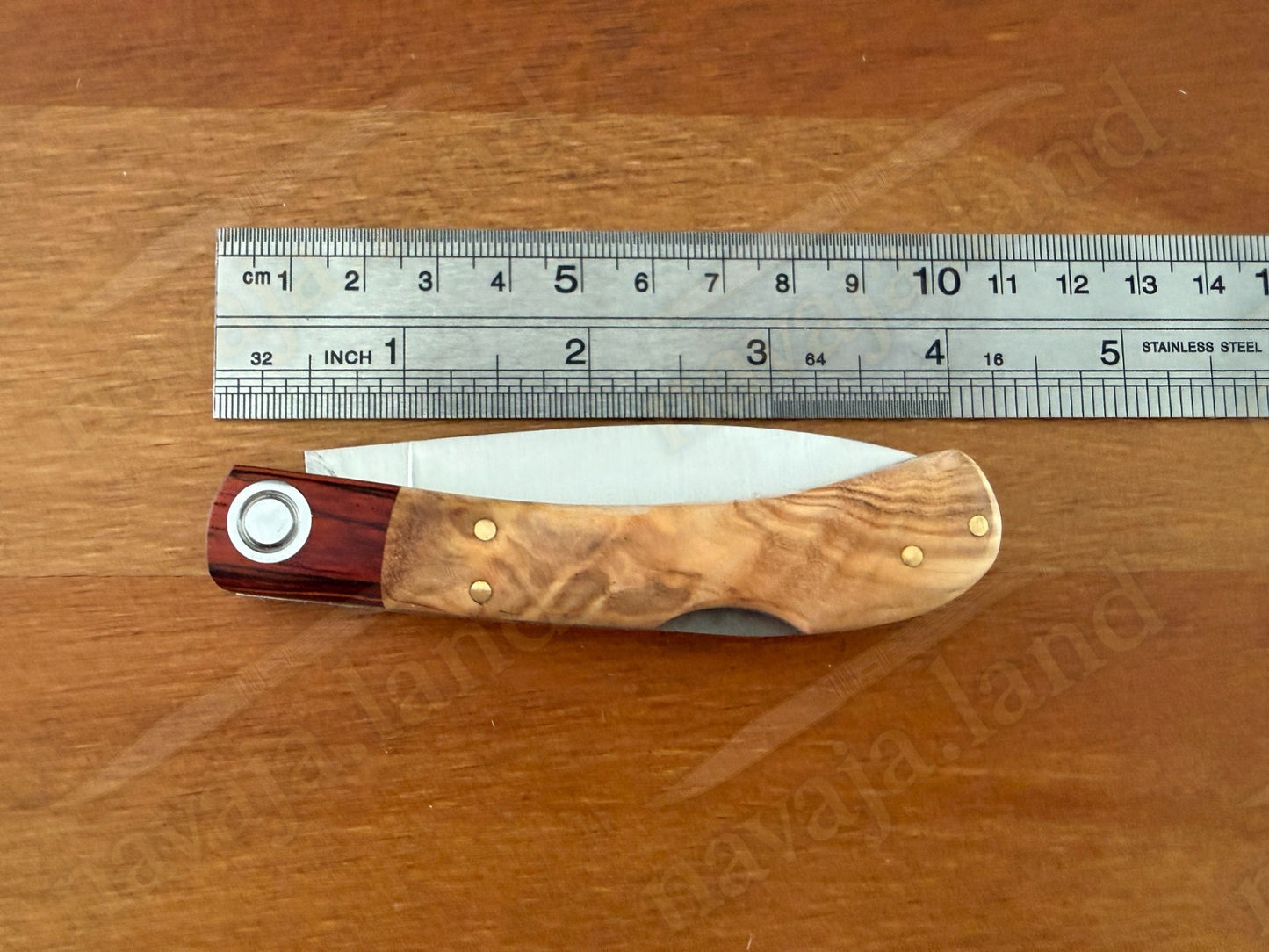 3.15” Joker Bretón Camping Folding Knife (Olive Wood Handle) Handmade in Spain
