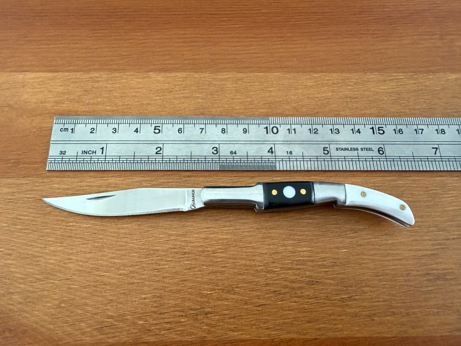 2.7" Arabian Style Spanish Navaja Folding Knife Bicolor Slipjoint From Spain