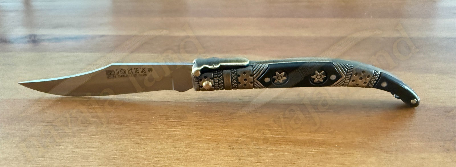 3.5” Albacete Navaja Joker Arabian Knife Zamak Handle Handmade Slipjoint Spain