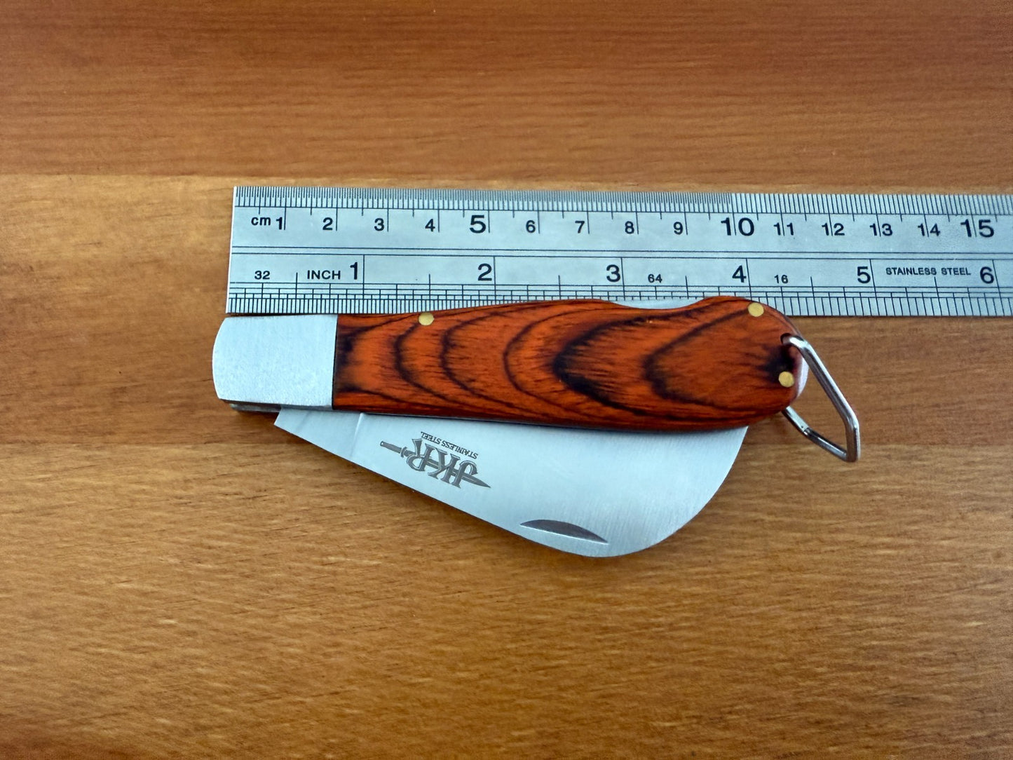 3" Hawkbill Tranchete Grape Harvest Pocket Knife Stamina Handle Lockback - Spain