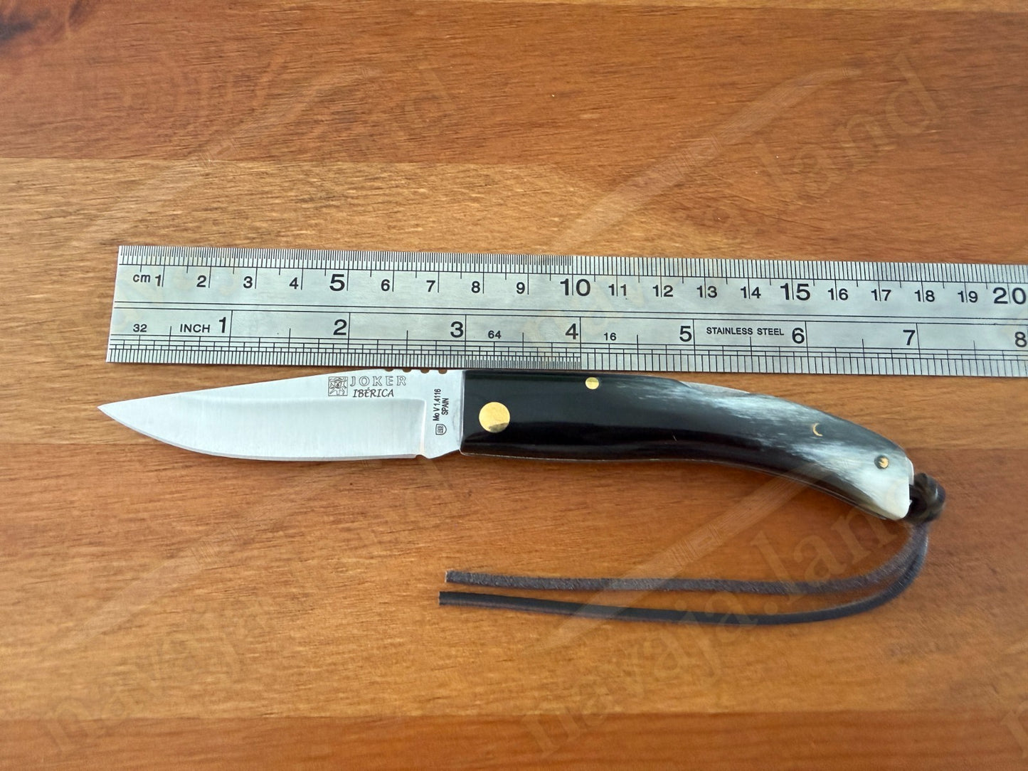 Joker Ibérica Folding Knife 🐂 Bull Horn Handle 3” MOVA 1.4116 Stainless Steel