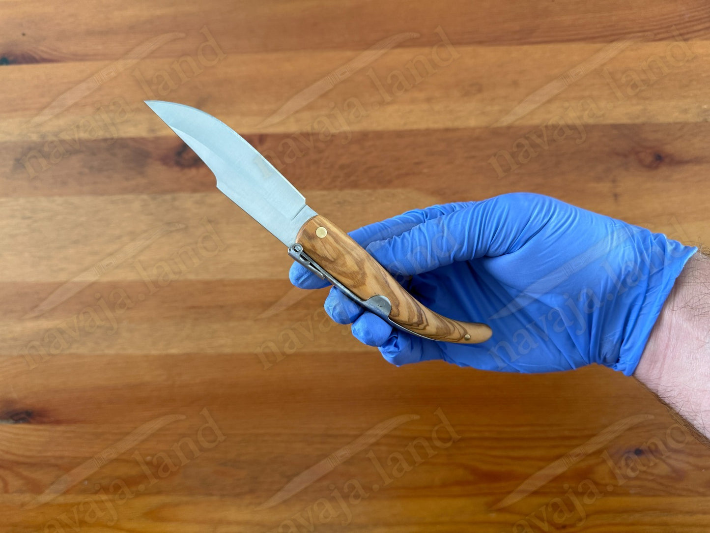 Cudeman Albaceteña 380-L Folding Knife – Olive Wood Handle | Molybdenum Vanadium