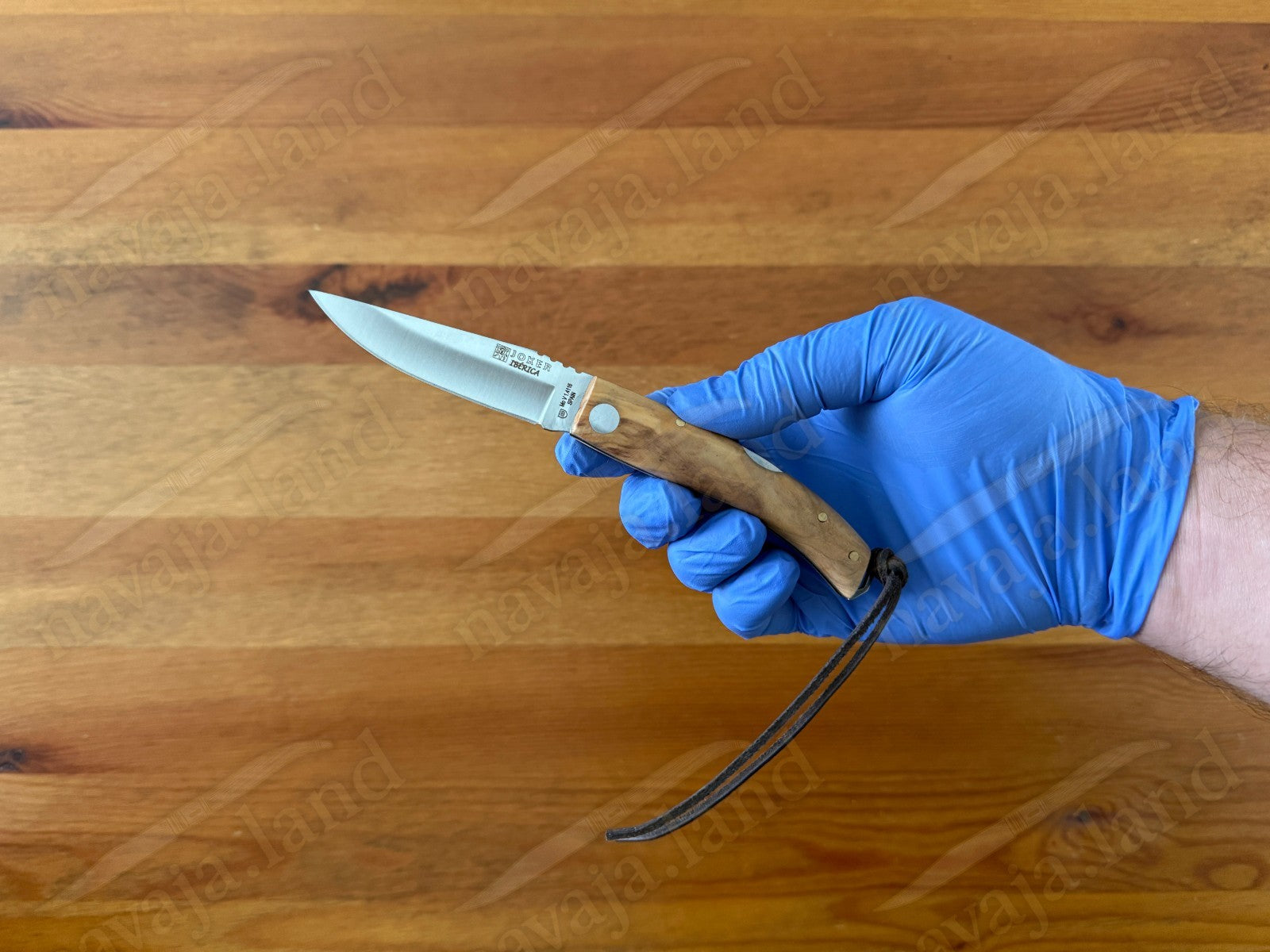 Joker Ibérica Folding Knife Olive Wood Handle 2.95” MOVA 1.4116 Stainless Steel