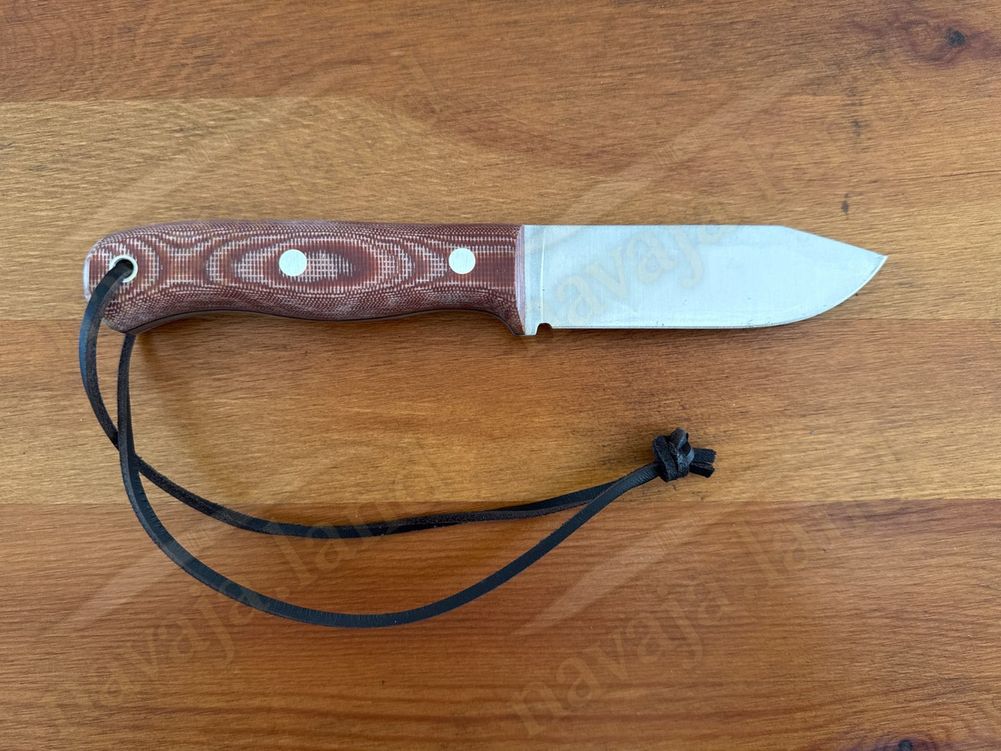 Joker Campero Fixed Knife 4.13" Full Tang K720 Carbon Steel Blade Micarta Handle