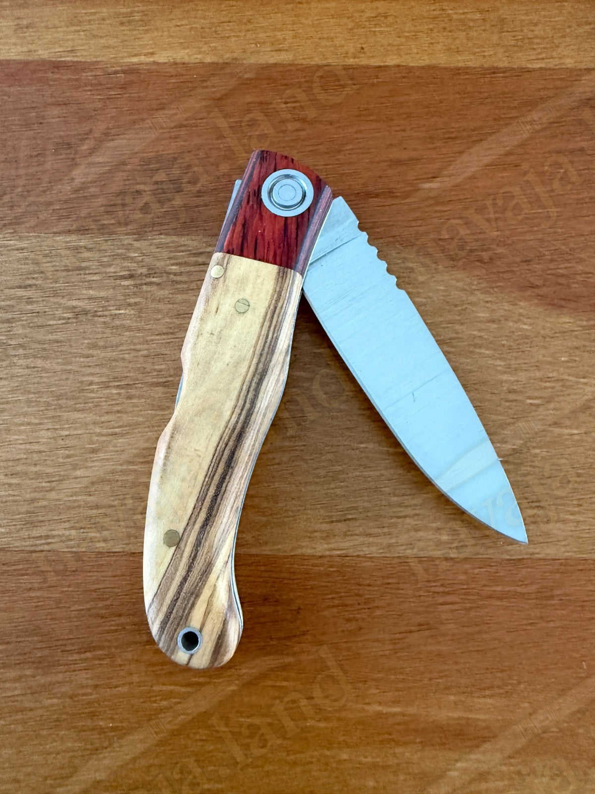 Joker Koala Pocket Knife 2.75” MOVA Blade Olive Wood & Rosewood Handle
