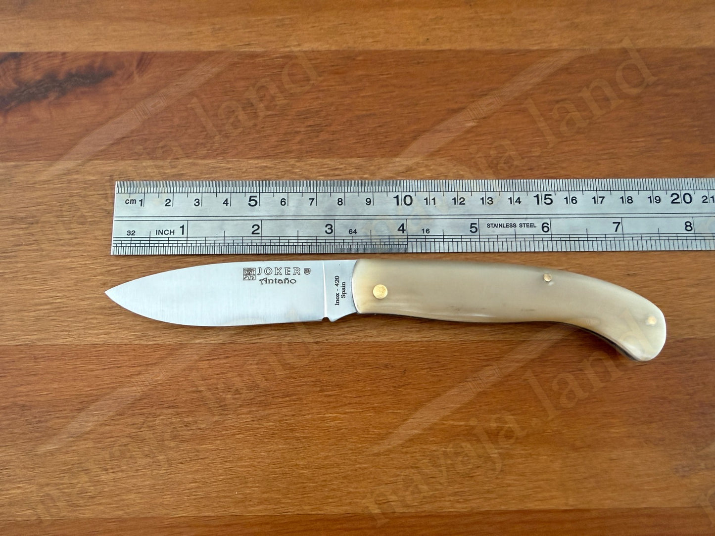 Joker Pocket Knife – Bull Horn Handle | 3.14” Blade | Slipjoint | Made in Spain
