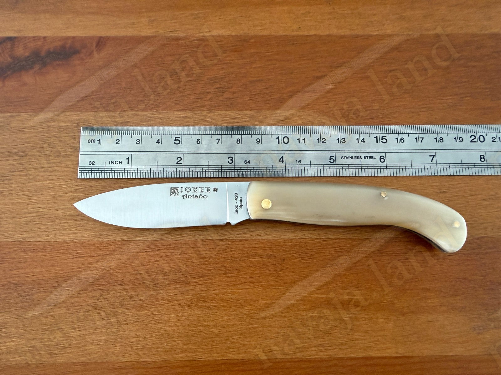 Joker Pocket Knife – Bull Horn Handle | 3.14” Blade | Slipjoint | Made in Spain