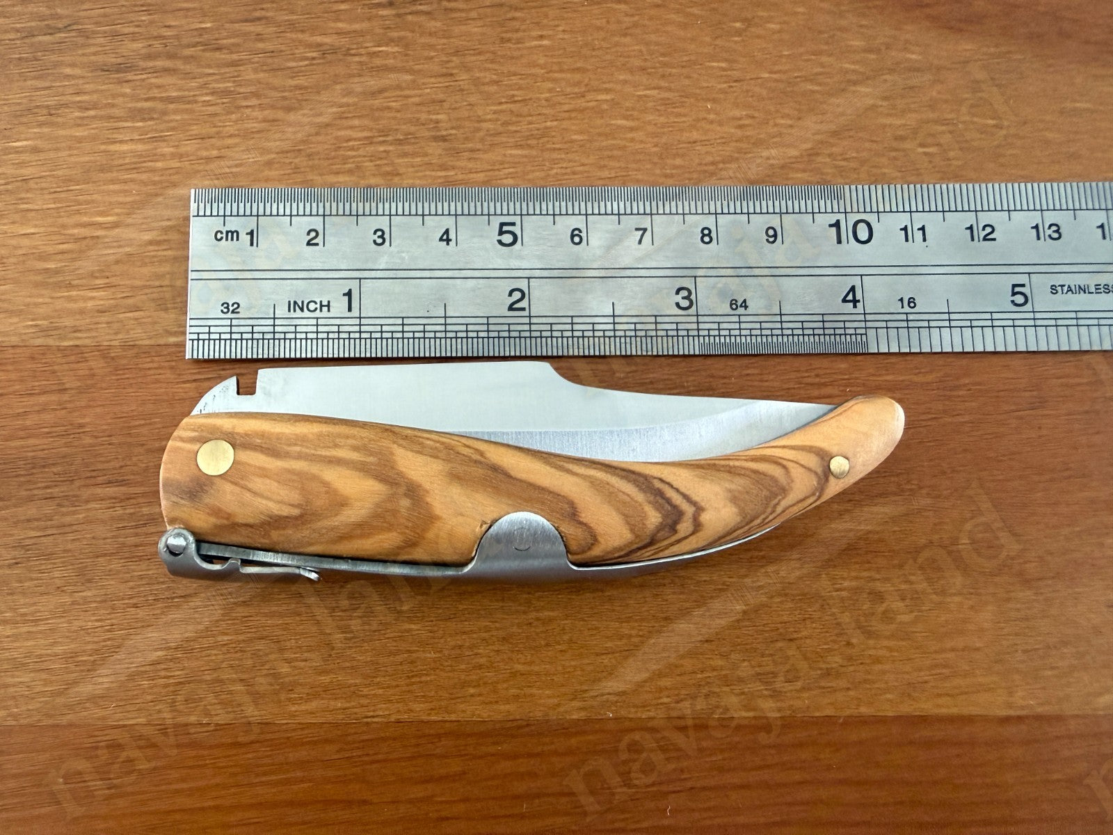 Cudeman Albaceteña 380-L Folding Knife – Olive Wood Handle | Molybdenum Vanadium