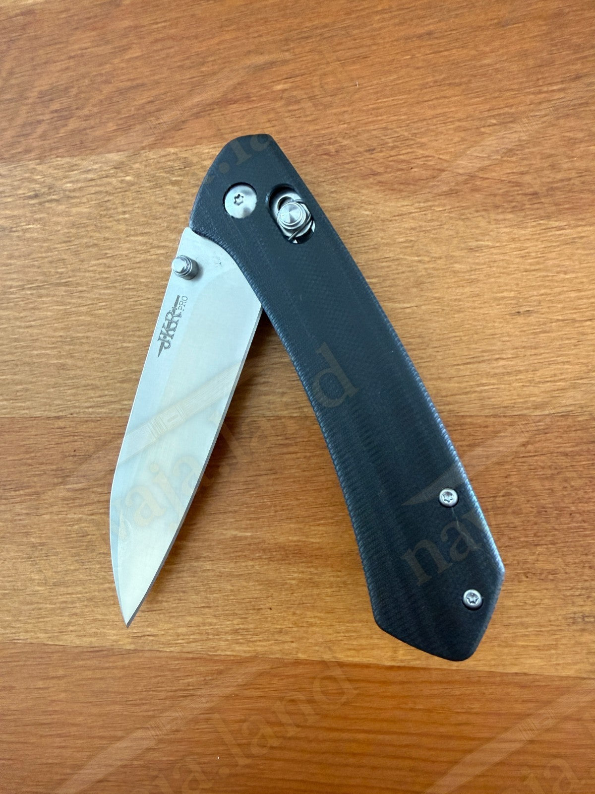 Folding Knife G10 Handle - D2 Steel - 3.4" Blade Axis Lock w/ Presentation Box