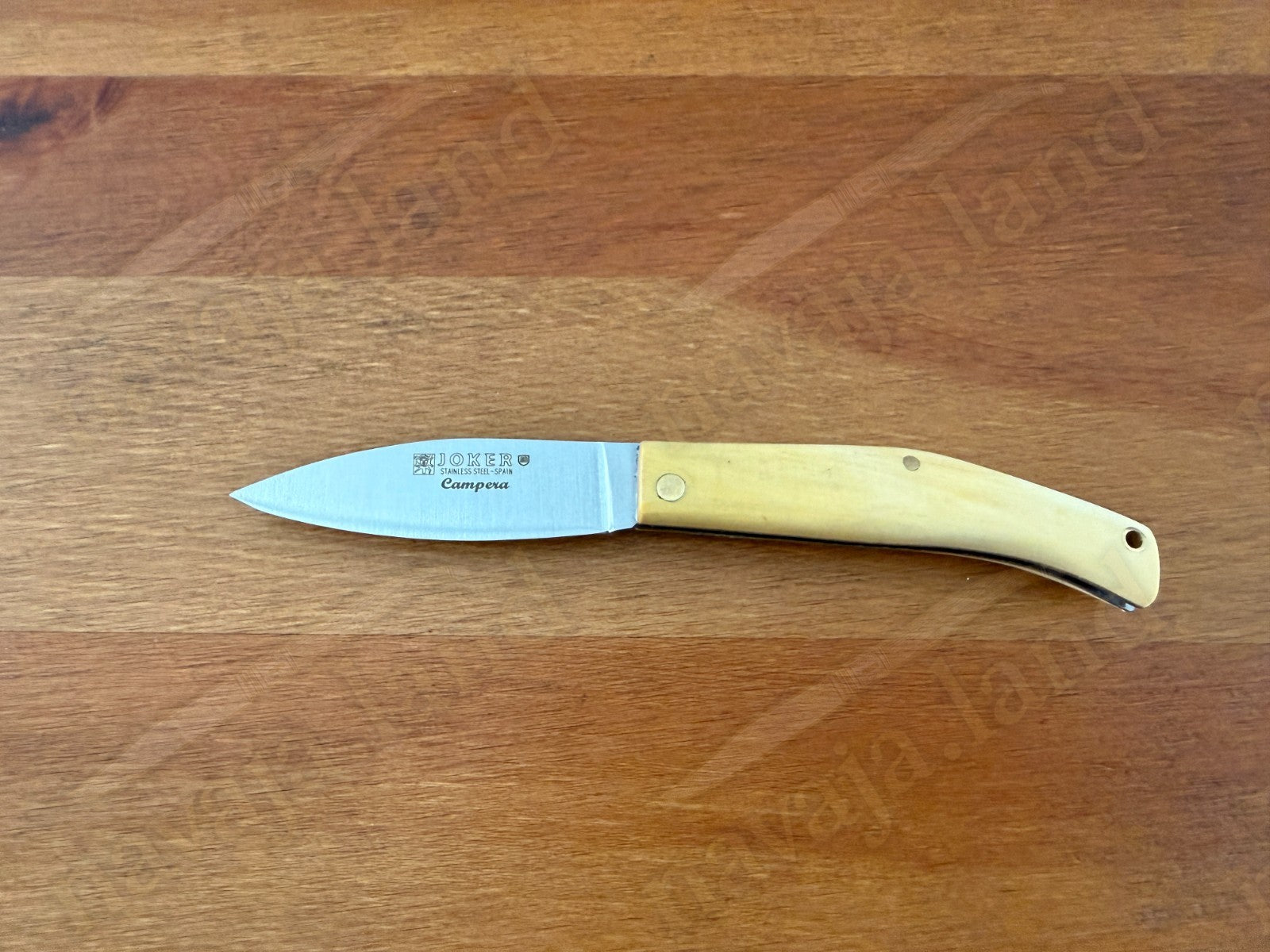 Joker Campera Pocket Knife 2.68” MOVA Steel Blade Boxwood Handle Made in Spain