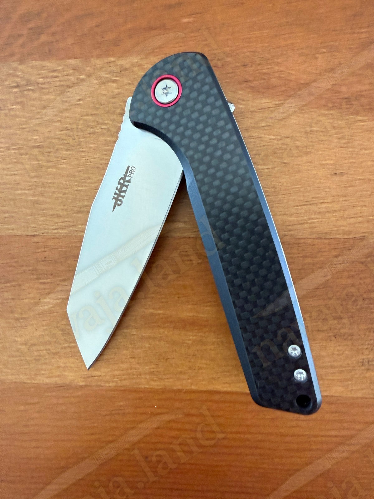 Folding Knife Carbon Fiber & G10 Handle - D2 Steel - 3.5" Blade Presentation Box