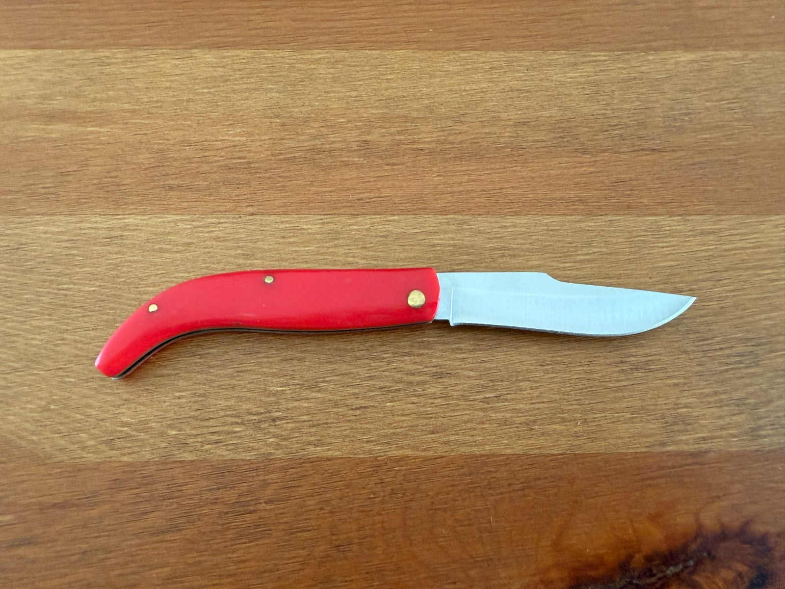 2.76" 440 Stainless Steel Blade Pocket Knife ABS Handle Spanish Flag Colors