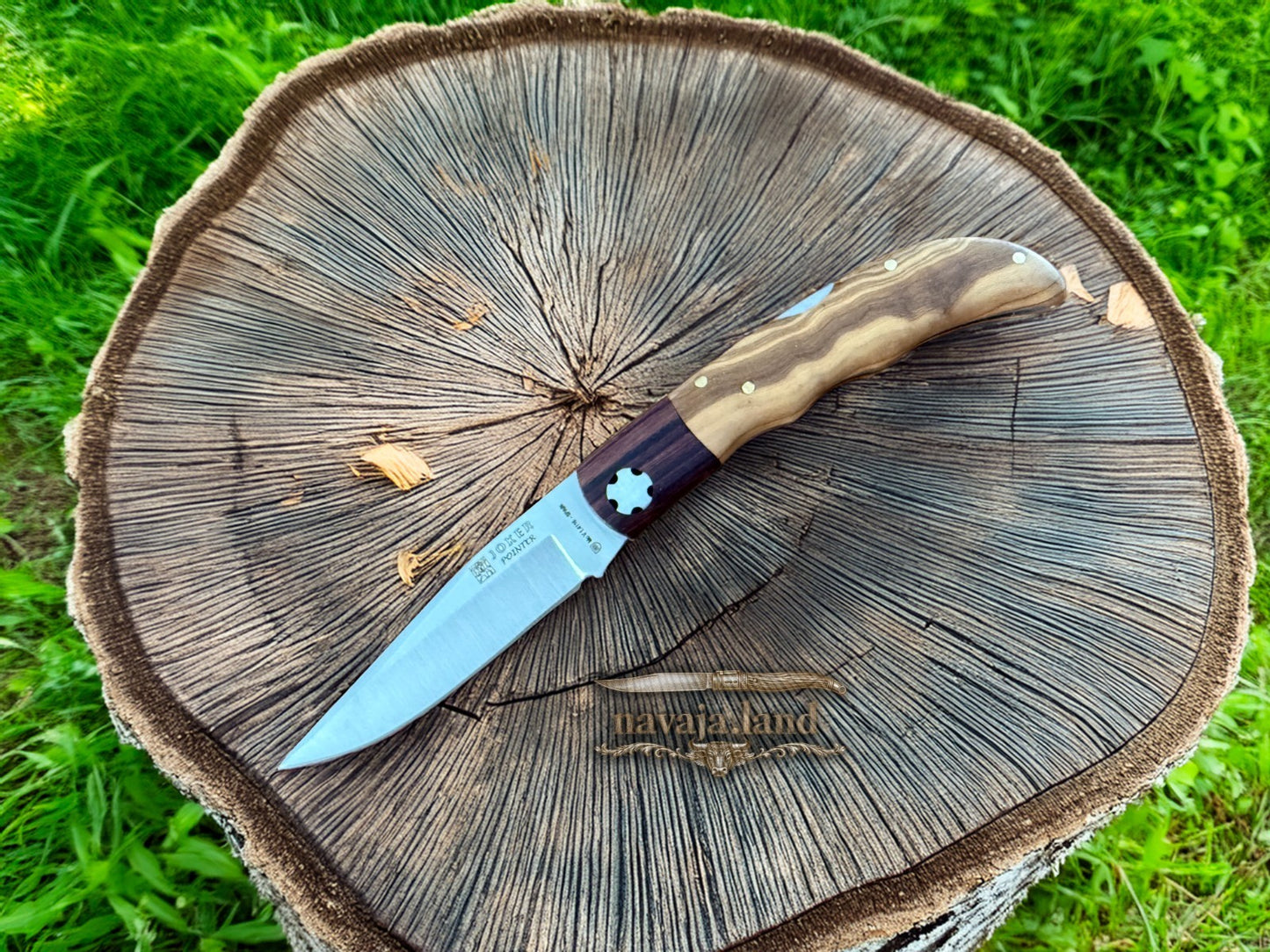 3.54” Joker Pointer Camping Folding Knife (Olive Wood & Rosewood) From Spain