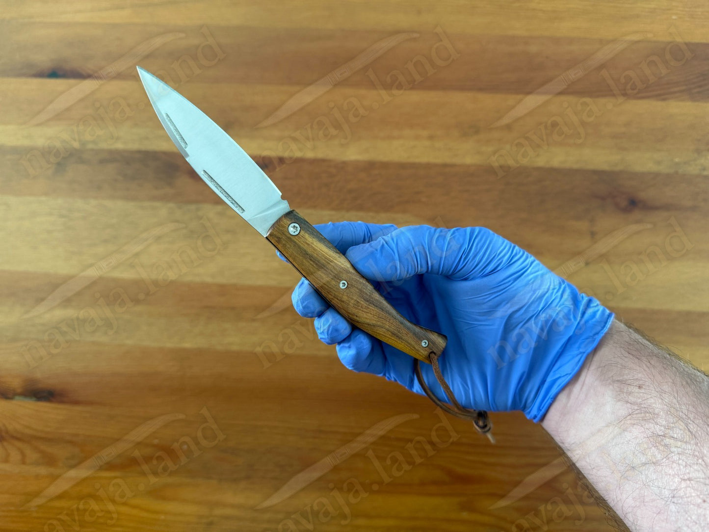 Miguel Nieto🍀LUCK Spanish Folding Knife Böhler N690Co Steel Pistachio Wood
