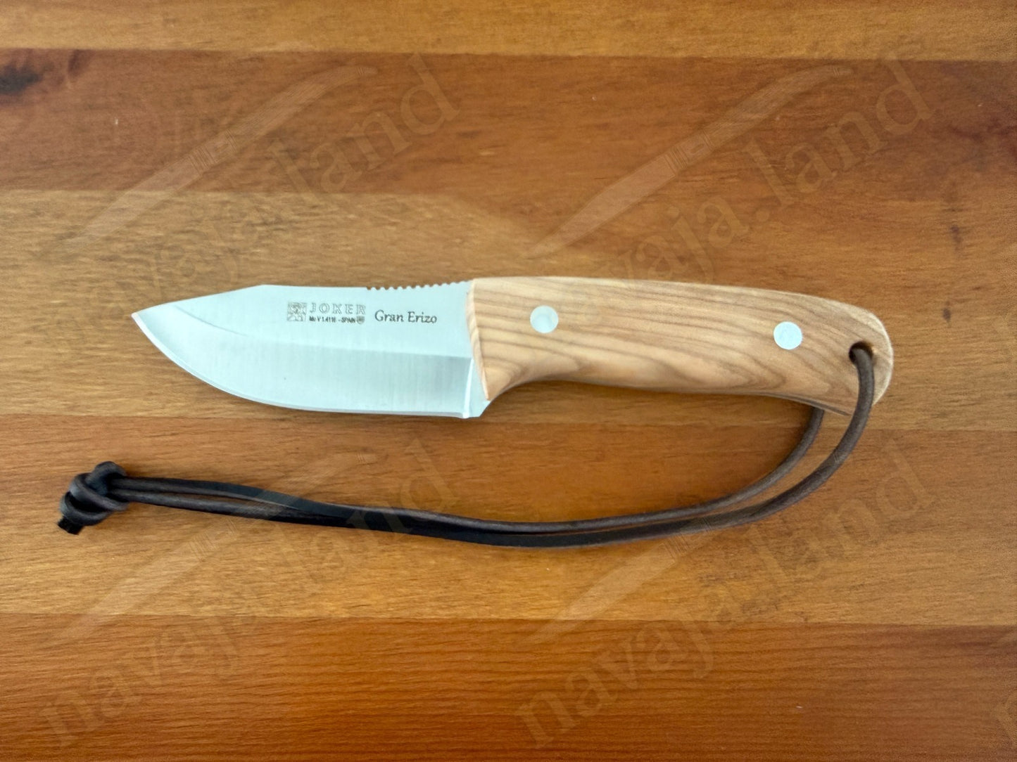Joker Gran Erizo Bushcraft Knife – 3.74” MOVA Blade Olive Wood Handle From Spain