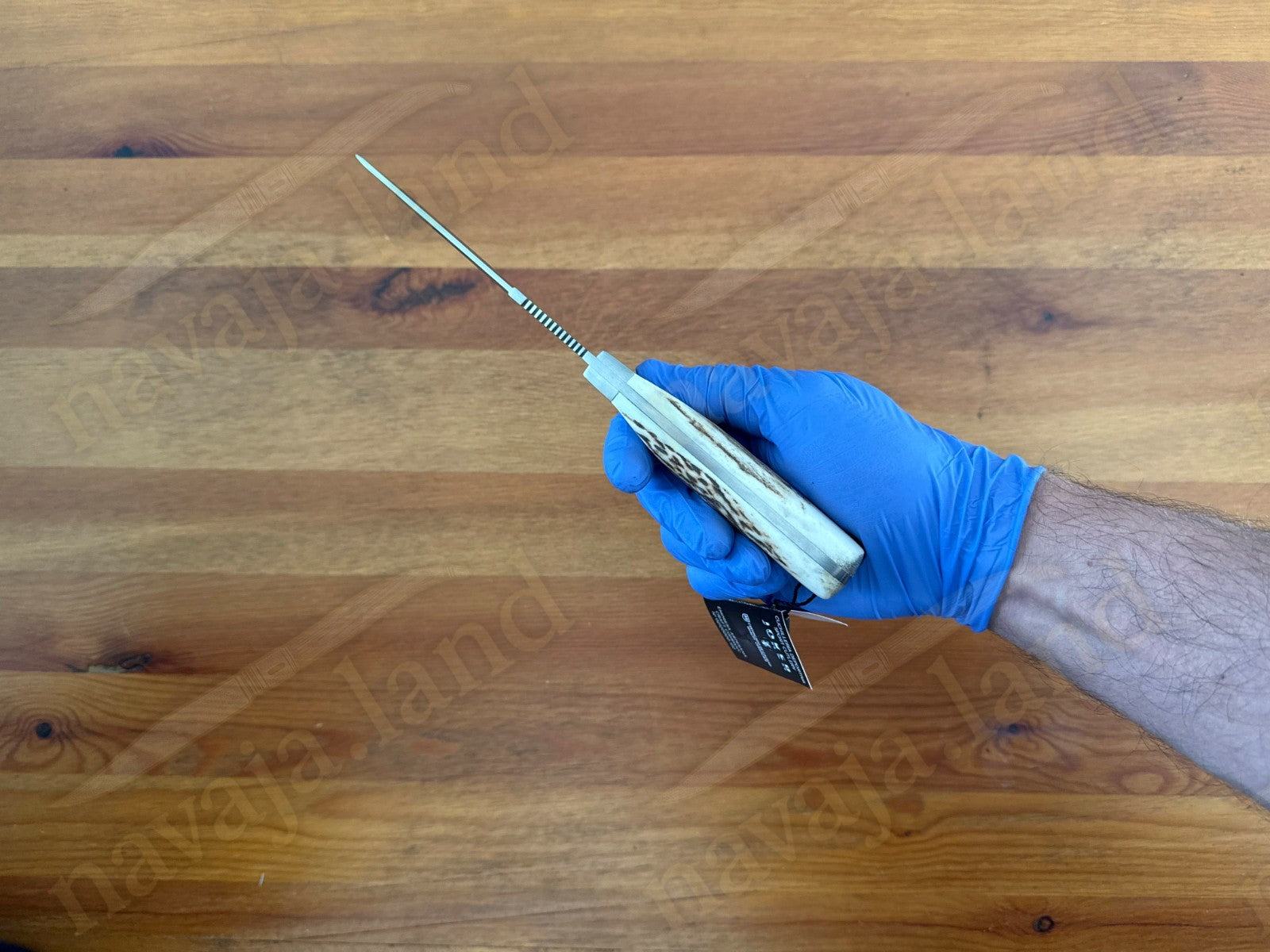 Joker Gamo Hunting Knife 5.12" Blade Stag Horn Handle w/Sheath Handmade Spain