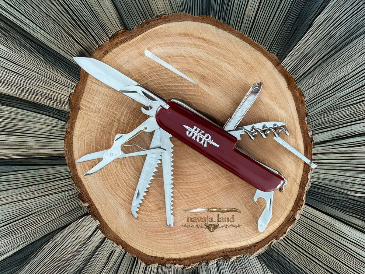Multitool 11 Uses Pocket Knife With Nylon Sheath Good Quality Multiuse - Spain