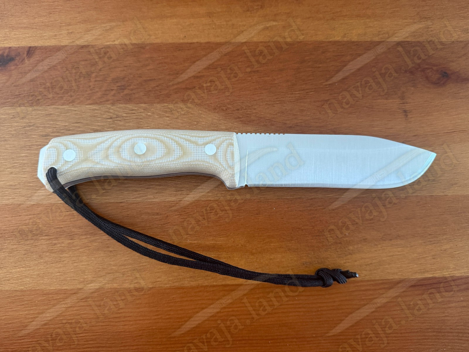 Joker Nomad Survival / Camp Knife 5.12" Böhler N695 Steel Beige Micarta Handle