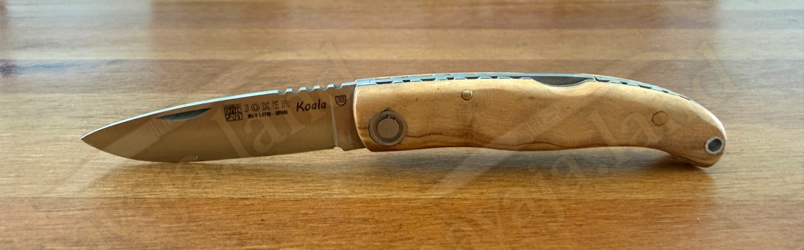 Joker Koala Pocket Knife 2.36” MOVA Blade Olive Wood Handle Handmade in Spain