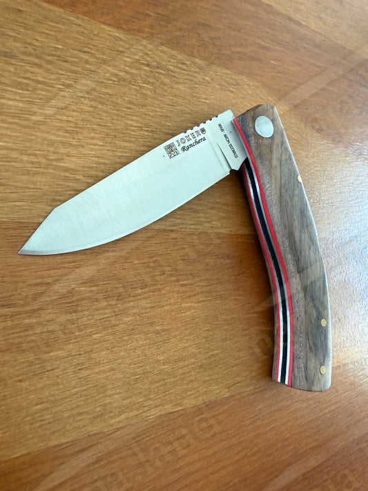 3.15” Joker Ranchera Lockback Folding Knife (Walnut Wood Handle) Handmade Spain