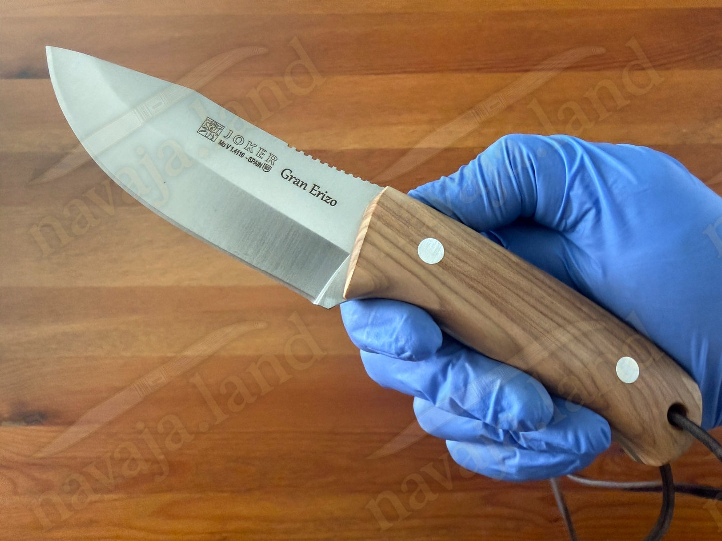 Joker Gran Erizo Bushcraft Knife – 3.74” MOVA Blade Olive Wood Handle From Spain