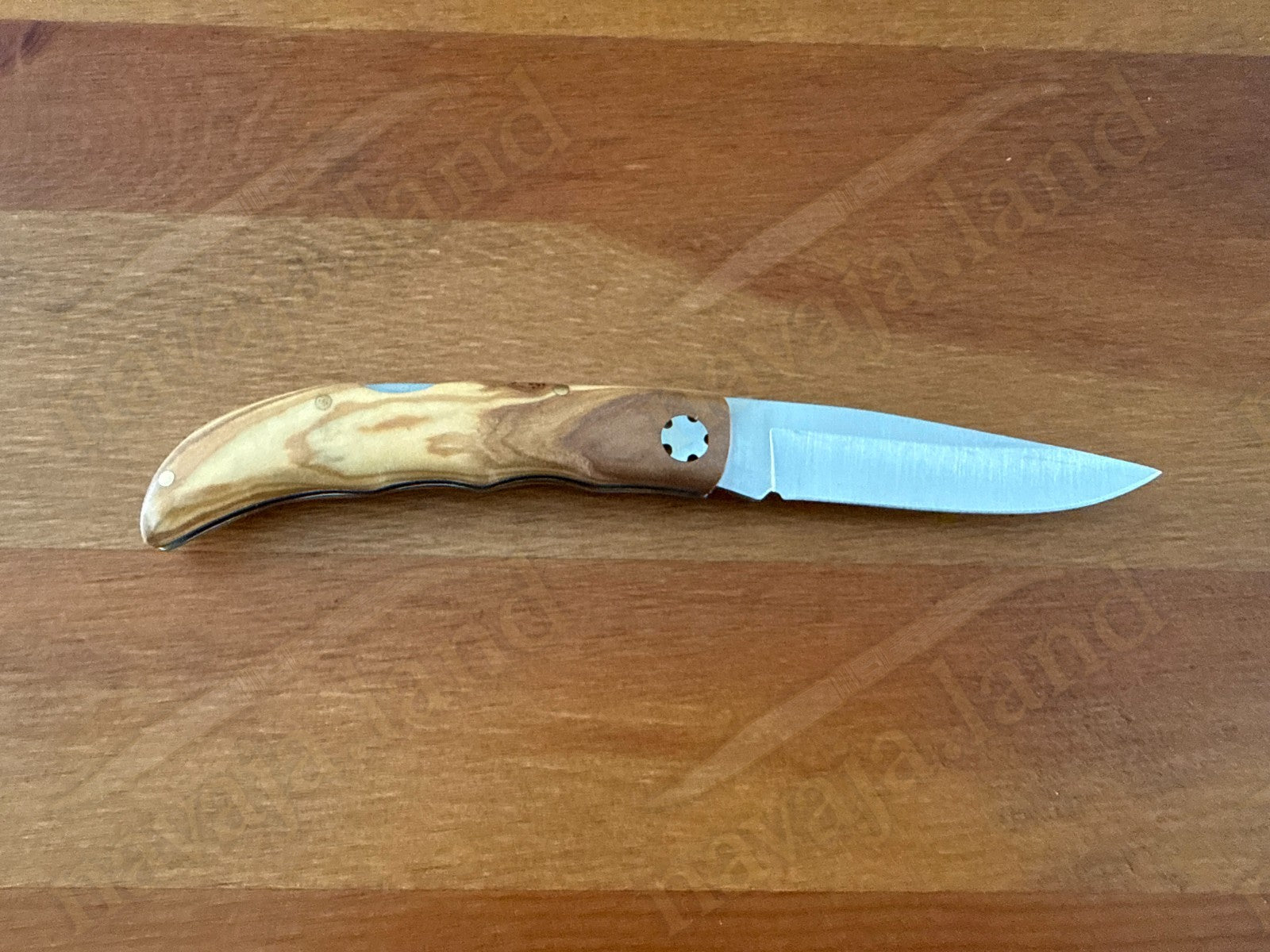 3.15” Joker Pointer Camping Folding Knife (Olive Wood Handle) Handmade in Spain