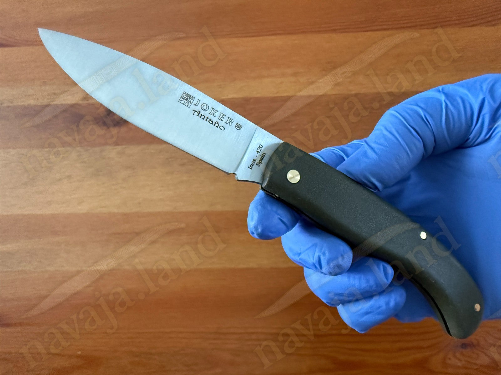 Joker Antaño Pocket Knife 3.15” 420 Steel Blade Green Fiber Handle From Spain