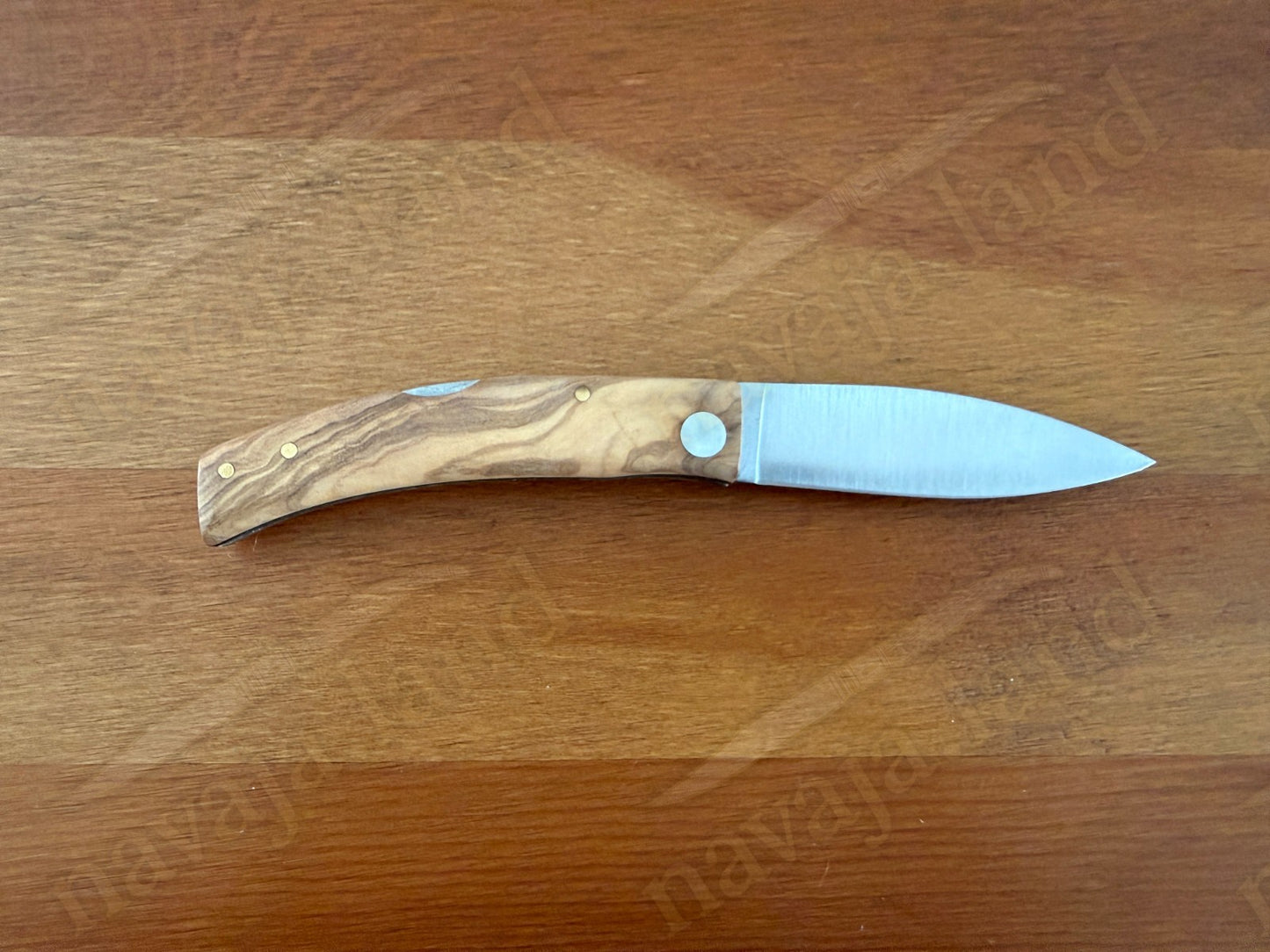 Joker BECADA Knife – 3.15” Sandvik 14C28N Blade | Olive Wood | Leather Sheath