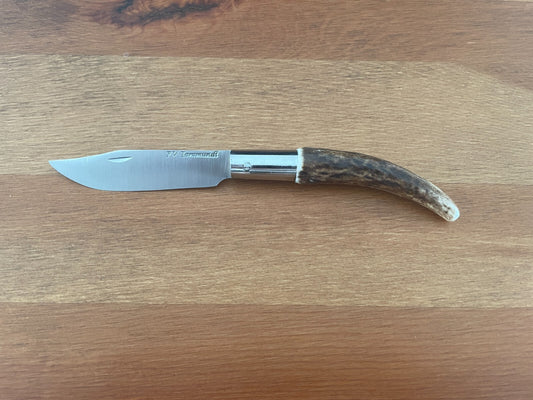 3.14" FV Taramundi Navaja Pocket Knife From Asturias - Spain Genuine Deer Antler