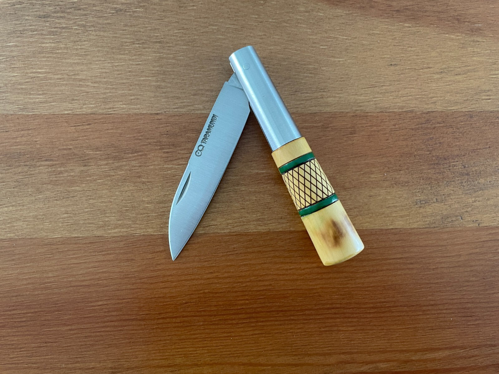 3.26” CQ Taramundi Pocket Knife Boxwood Handle Unique Design Asturias Spain
