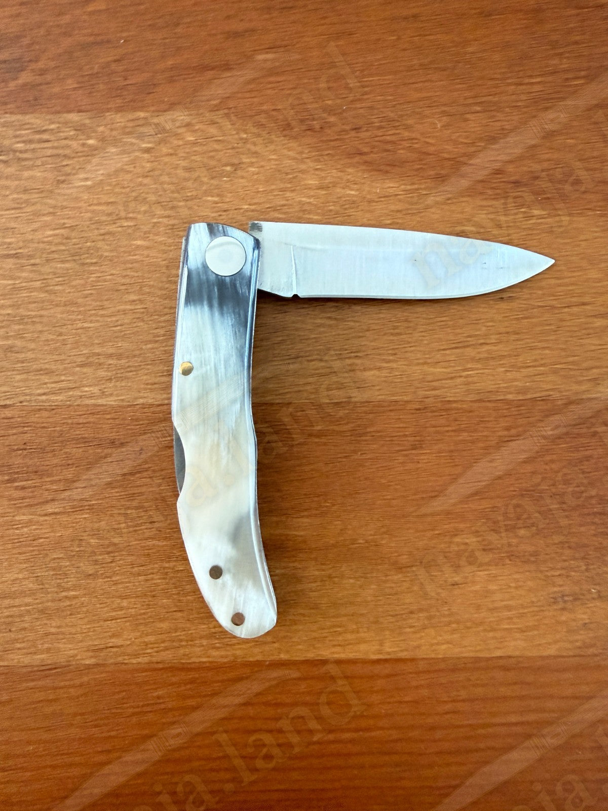 2.56” Joker Setter Bushcraft Folding Knife (Bull Horn Handle) Handmade Spain