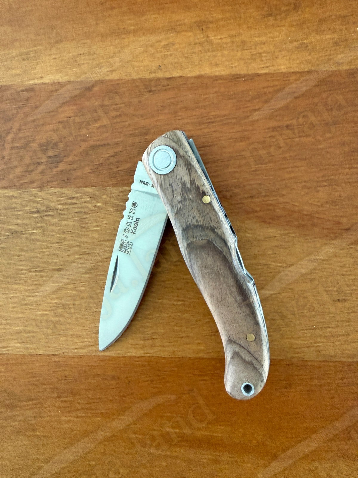Joker Koala Pocket Knife 2.75” MOVA Blade Walnut Wood Handle Handmade in Spain