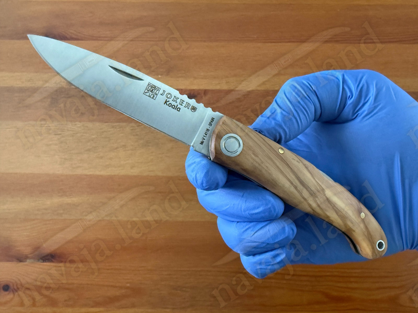 Joker Koala Pocket Knife 3.14” MOVA Blade Olive Wood Handle Handmade in Spain
