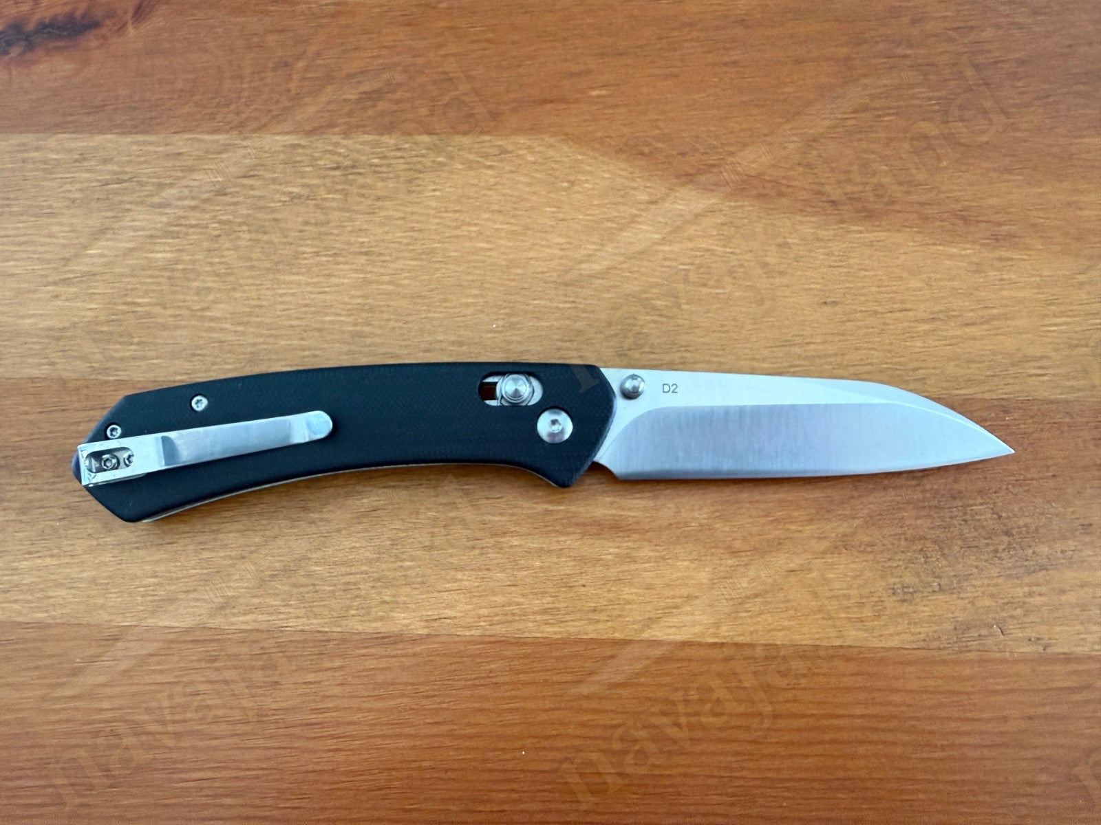 Folding Knife G10 Handle - D2 Steel - 3.4" Blade Axis Lock w/ Presentation Box