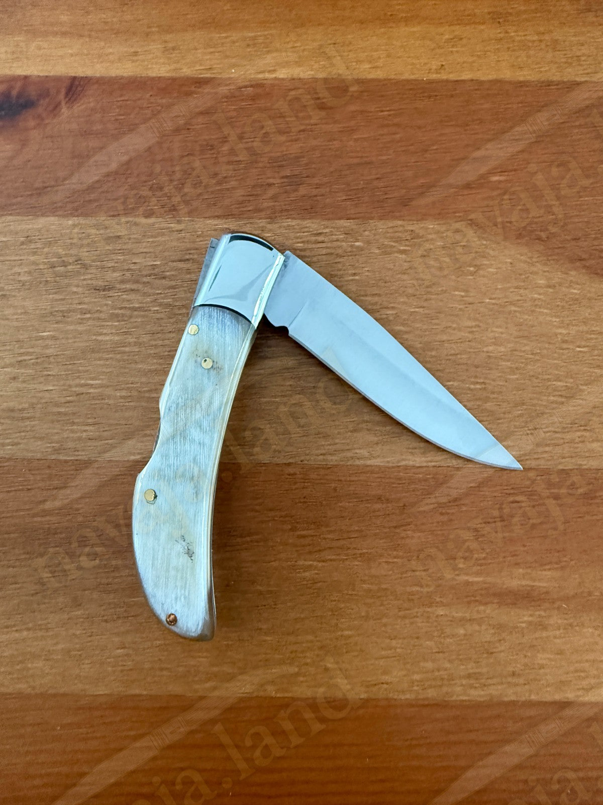 3.14” Joker Pointer Camping Folding Knife (Bullhorn Scales) Handmade in Spain