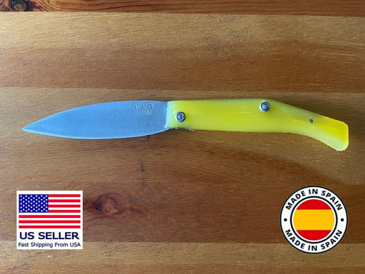 Pallares Solsona Pocket Knife Cabon Steel 4" / 10 cm Imported from Spain New