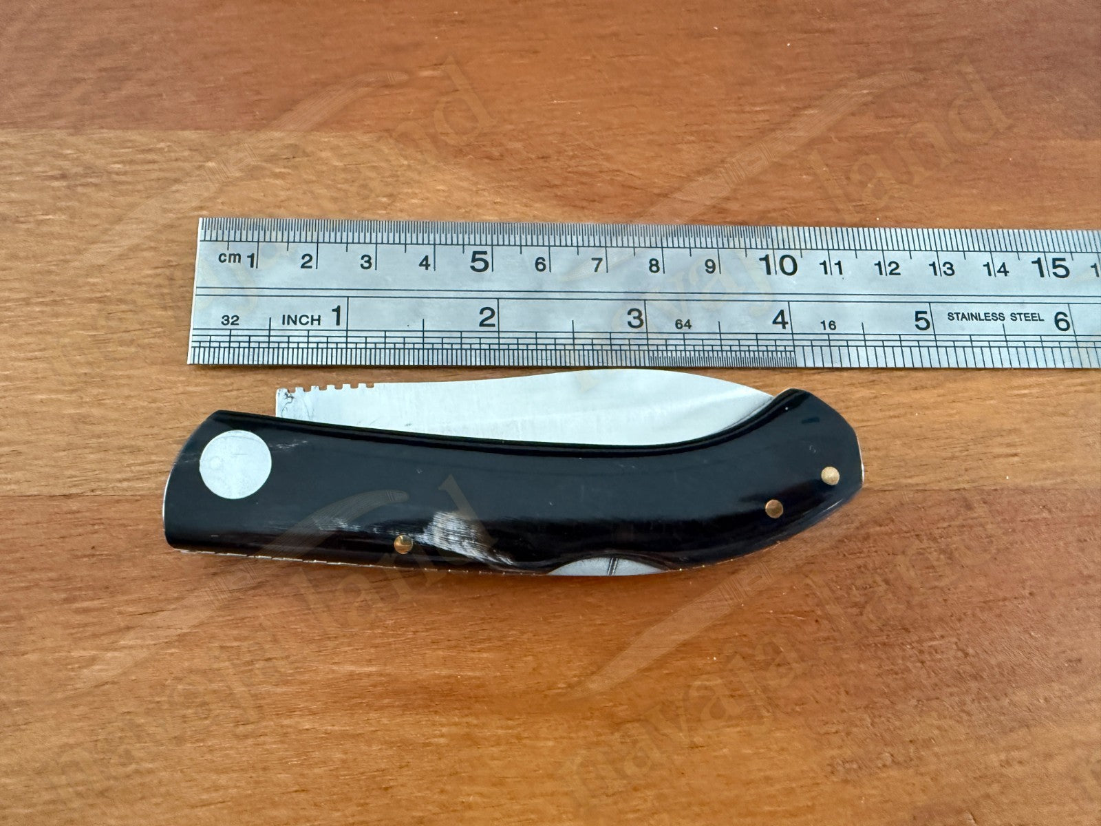 Joker Pachón Folding Knife – Buffalo Horn Handle Sandvik 12C27 Steel Backlock