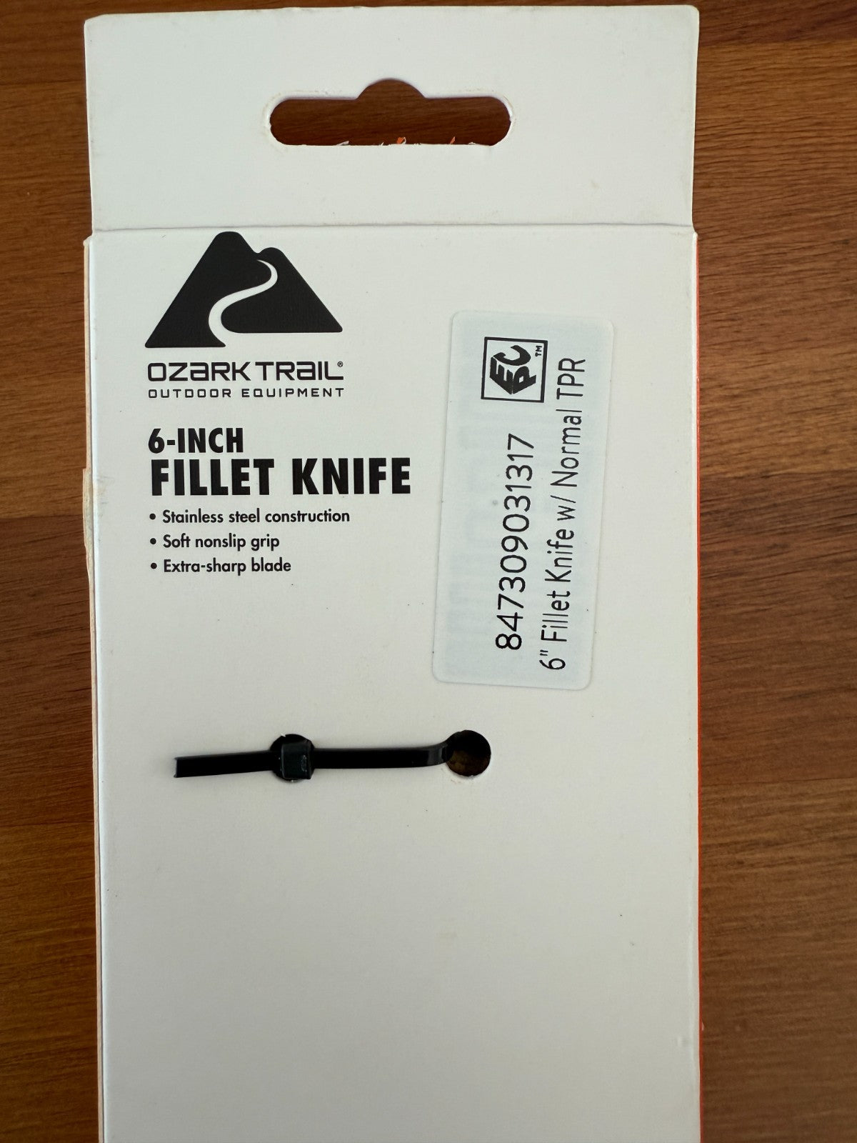 6" Stainless Steel Fillet Fishing Knife with TPR Handle 12" Overall Sheath Inc.