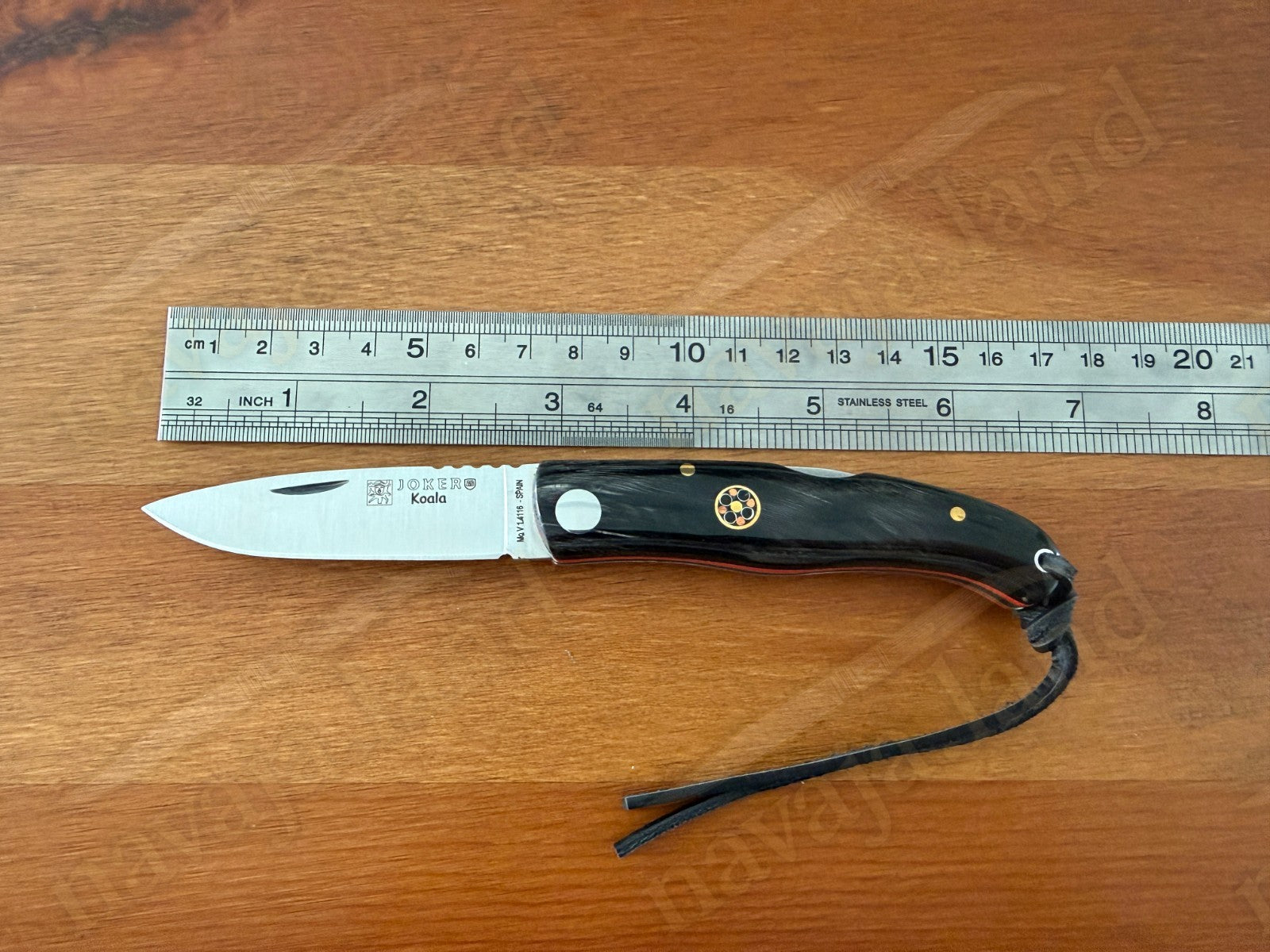 2.8” Joker Ibérica Folding Knife Buffalo Horn Handle MOVA 1.4116 Stainless Steel